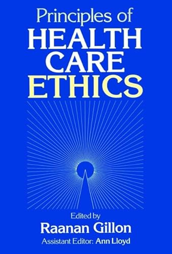 Beispielbild fr Principles of Health Care Ethics zum Verkauf von Anybook.com