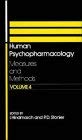 Beispielbild fr Human Psychopharmacology: v. 4: Measures and Methods zum Verkauf von The Guru Bookshop