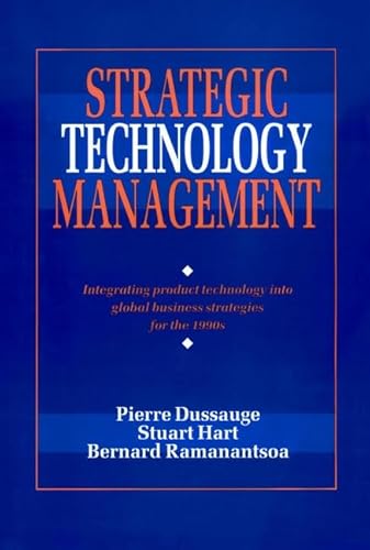 Beispielbild fr Strategic Technology Management zum Verkauf von Better World Books