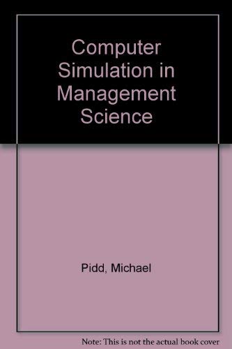 9780471934622: Computer Simulation in Management Science