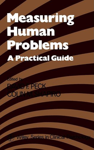 Beispielbild fr Measuring Human Problems: A Practical Guide (Wiley Series in Clinical Psychology) zum Verkauf von AwesomeBooks