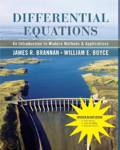 9780471936954: Differential Equations: An Introduction to Modern Methods and Applications