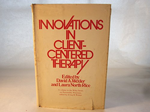 Stock image for Innovations in Client-Centered Therapy for sale by Better World Books