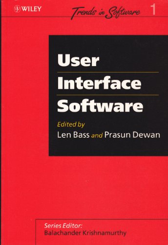 Stock image for User Interface Software (Trends in Software) for sale by BOOKWEST