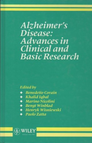 Beispielbild fr Alzheimer's Disease: Advances in Clinical and Basic Research zum Verkauf von Ammareal