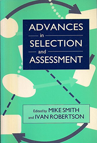 Beispielbild fr Advances in Selection and Assessment zum Verkauf von PsychoBabel & Skoob Books