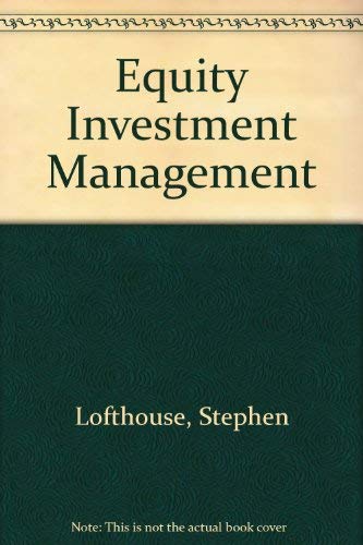 9780471941705: Equity Investment Management: How to Select Stocks and Markets
