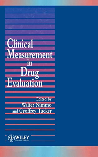 Beispielbild fr Clinical Measurement in Drug Evaluation (Medical Sciences) zum Verkauf von medimops