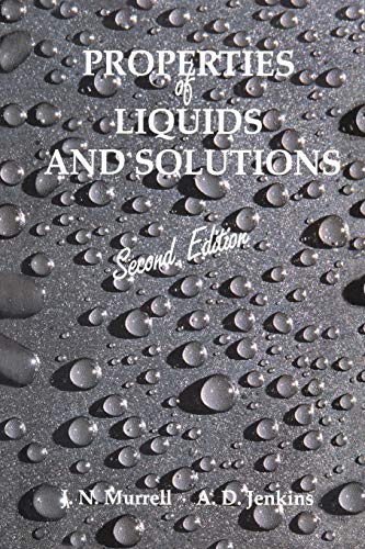 Stock image for Properties of Liquids and Solutions for sale by Better World Books Ltd