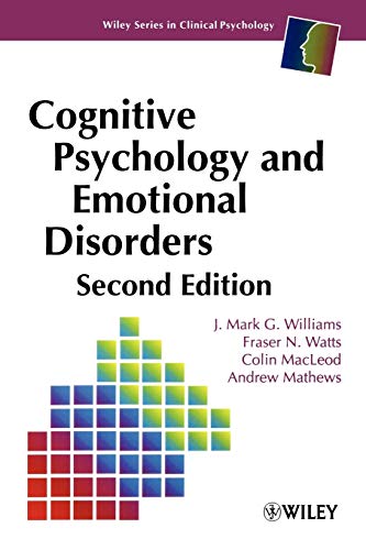 Imagen de archivo de Cognitive Psychology and Emotional Disorders a la venta por Better World Books