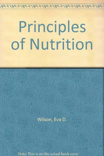 Imagen de archivo de Principles of Nutrition a la venta por ThriftBooks-Atlanta