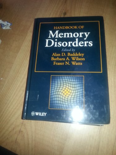 Beispielbild fr Handbook of Memory Disorders zum Verkauf von ThriftBooks-Dallas