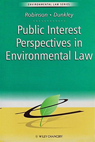 Beispielbild fr Public Interest Perspectives in Environmental Law zum Verkauf von Anybook.com