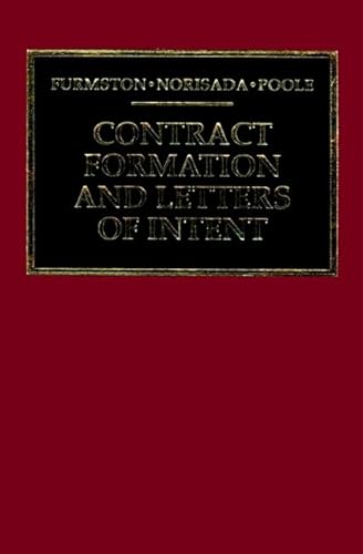Beispielbild fr Contract Formation and Letters of Intent: A Comparative Assessment zum Verkauf von Book Deals