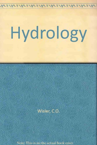 Stock image for HYDROLOGY. for sale by Cambridge Rare Books