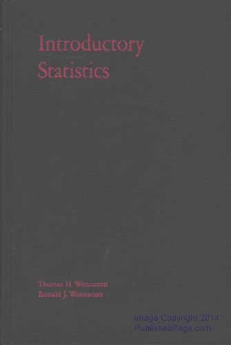 Imagen de archivo de Introductory Statistics a la venta por George Cross Books
