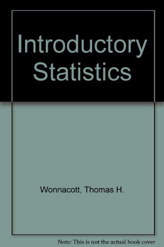 9780471959687: Introductory Statistics