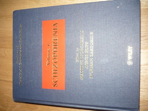 9780471961086: Schizophrenia: v. 1 (Schizophrenia: Handbook of Mental Health Economics and Health Policies)