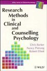 Stock image for Research Methods in Clinical and Counselling Psychology (Wiley Series in Clinical Psychology) for sale by Reuseabook