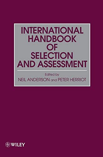 9780471966388: International Handbook of Selection and Assessment: Methods and Practice for Recruitment and Appraisal International Handbook of Selection and Assessment