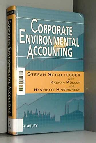 Stock image for Corporate Environmental Accounting for sale by The Maryland Book Bank