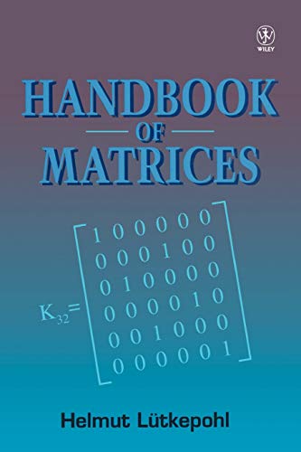 Stock image for Handbook of Matrices for sale by Campbell Bookstore