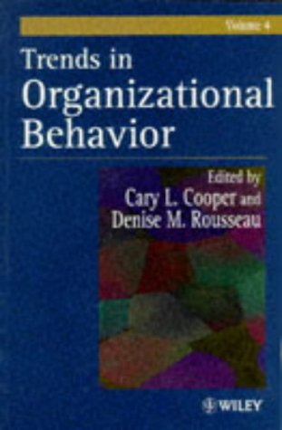 Beispielbild fr Trends in Organizational Behavior, Volume 4 zum Verkauf von Phatpocket Limited