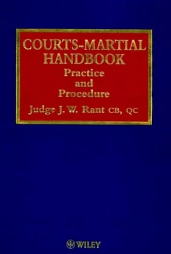 Imagen de archivo de Courts-Martial Handbook: Practice & Procedure a la venta por WeBuyBooks