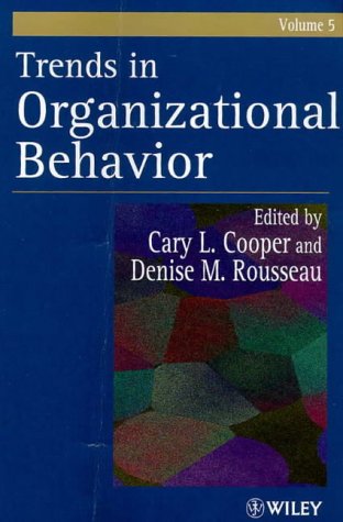 9780471984054: Trends in Organizational Behavior: v.5 (Trends in organisational behaviour)