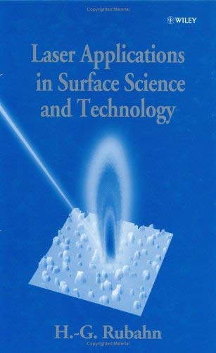 Beispielbild fr Laser Applications in Surface Science and Technology zum Verkauf von Buchpark