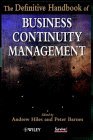 Imagen de archivo de The Definitive Handbook of Business Continuity Management a la venta por AwesomeBooks