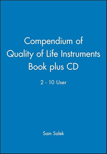 Compendium of Quality of Life Instruments (9780471988410) by Salek, Sam