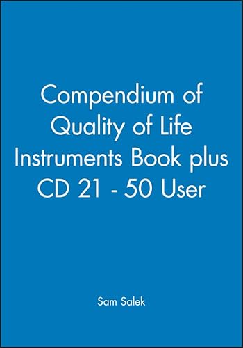 9780471988434: Compendium of Quality of Life Instruments