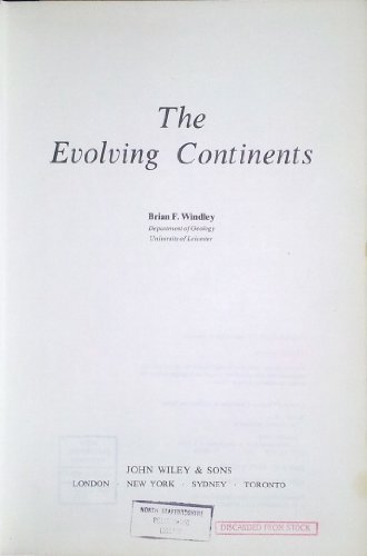 The Evolving Continents. Second Edition