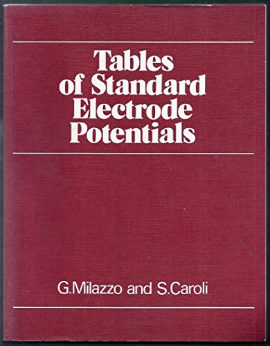 9780471995340: Tables of Standard Electrode Potentials