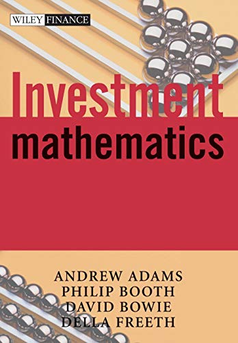 Stock image for Investment Mathematics (The Wiley Finance Series) for sale by Brit Books