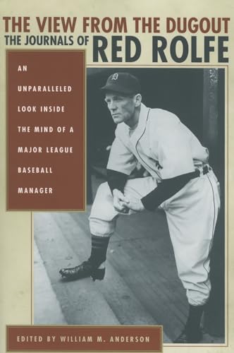 9780472031481: The View from the Dugout: The Journals of Red Rolfe