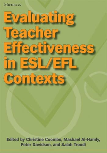 Stock image for Evaluating Teacher Effectiveness in ESL/EFL Contexts for sale by Reuseabook
