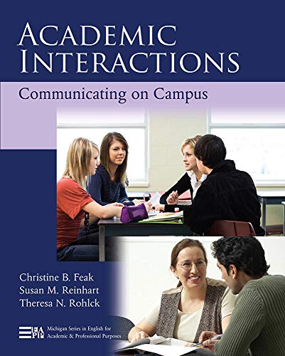 9780472033423: Academic Interactions: Communicating on Campus