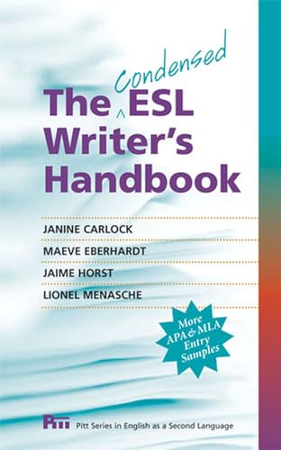 9780472035342: The Condensed ESL Writer's Handbook (Pitt Series in English as a Second Language)