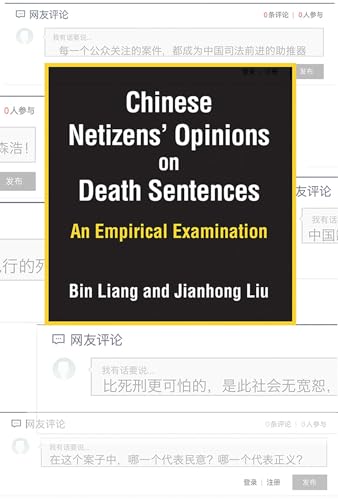 9780472038732: Chinese Netizens' Opinions on Death Sentences: An Empirical Examination