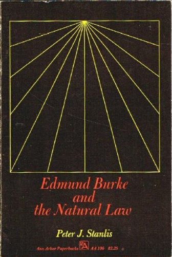9780472061068: Edmund Burke and the Natural Law