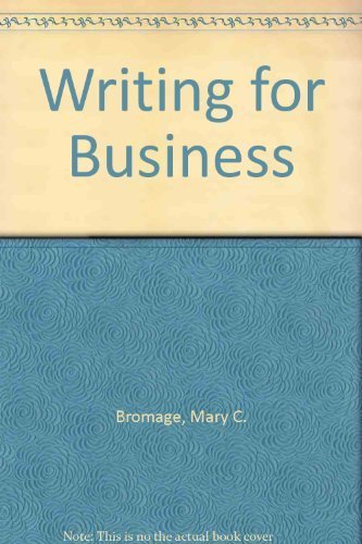 Stock image for Writing for Business for sale by Visible Voice Books