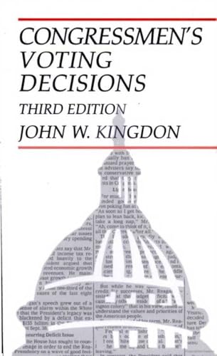 Imagen de archivo de Congressmen's Voting Decisions a la venta por Once Upon A Time Books