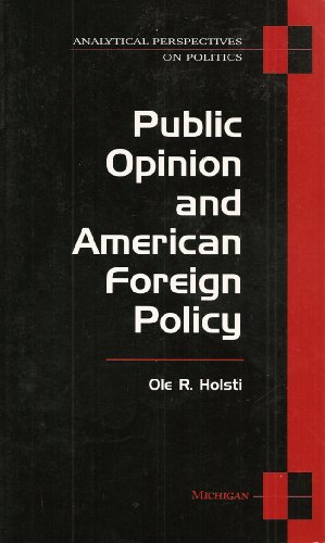 Stock image for Public Opinion and American Foreign Policy for sale by W. Lamm