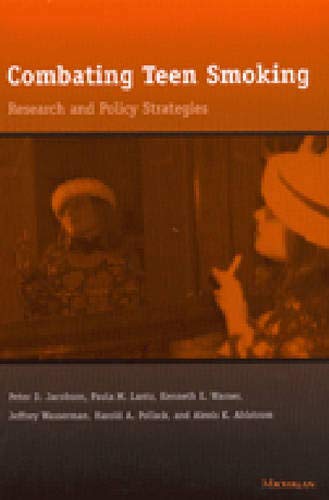 Imagen de archivo de Combating Teen Smoking : Research and Policy Strategies a la venta por Better World Books