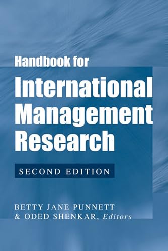 Beispielbild fr Handbook for International Management Research zum Verkauf von Blackwell's