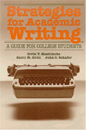 9780472080205: Strategies for Academic Writing: A Guide for College Students