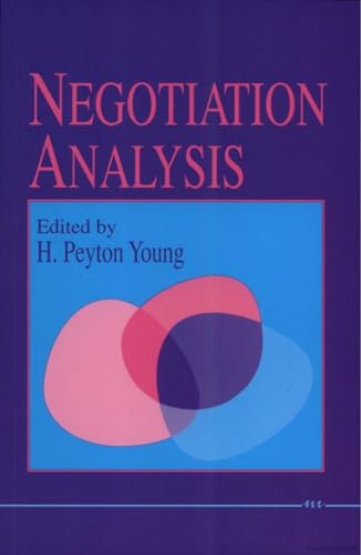 9780472081578: Negotiation Analysis