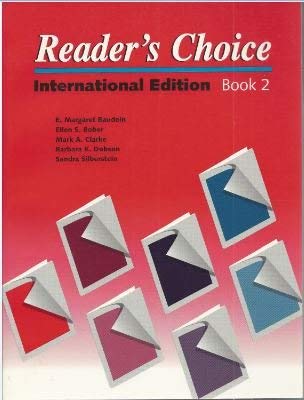 Beispielbild fr Reader's Choice, Int'l Book 2 : International Edition, Book 2 zum Verkauf von Better World Books